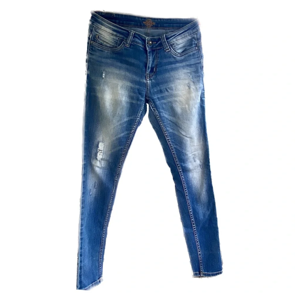 Jeans👖Roadster Acid Wash Lightly Distressed Ankle Length Skinny Fit Jeans👖 - Picture 13 of 13